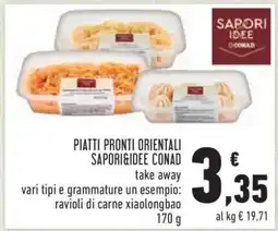 Conad Piatti Pronti Orientali Sapori&Idee Conad offerta