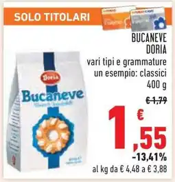 Conad Bucaneve Doria offerta