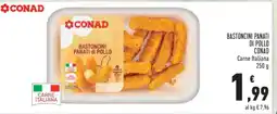 Conad BASTONCINI PANATI DI POLLO offerta