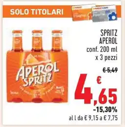 Conad SPRITZ APEROL offerta