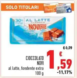 Conad Cioccolato Novi offerta