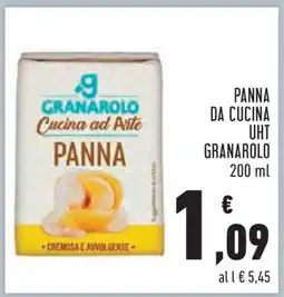 Conad PANNA DA CUCINA UHT GRANAROLO offerta