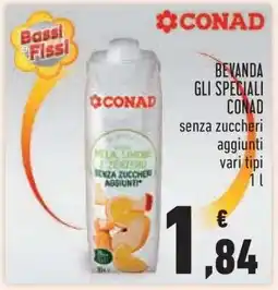Conad BEVANDA GLI SPECIALI CONAD offerta