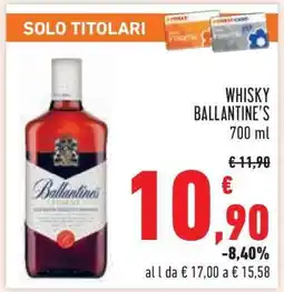 Conad Whisky Ballantine's offerta
