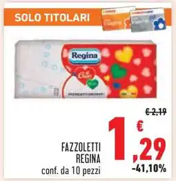 Conad FAZZOLETTI REGINA offerta