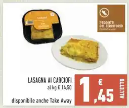 Conad LASAGNA AI CARCIOFI offerta