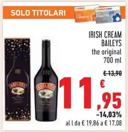 Conad Irish Cream Baileys offerta