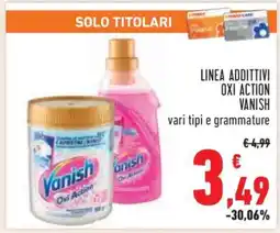 Conad LINEA ADDITIVI OXI ACTION VANISH offerta