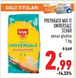 Conad PREPARATO MIX IT UNIVERSALE SCHAR offerta