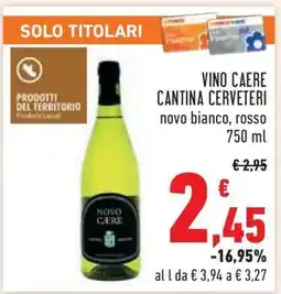 Conad VINO CAERE CANTINA CERVETERI offerta