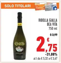 Conad Ribolla Gialla Bea Vita offerta
