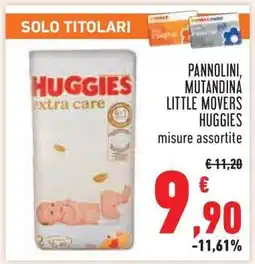 Conad Huggies Extra Care offerta