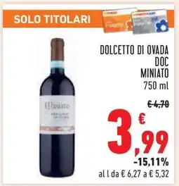 Conad Dolcetto di Ovada DOC Miniato offerta