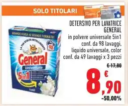 Conad Detersivo per Lavatrice General offerta