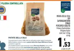 Conad PATATA DELLA SILA offerta