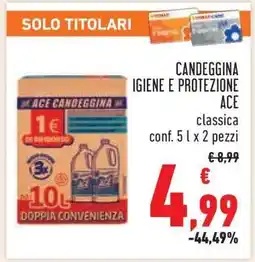 Conad CANDEGGINA IGIENE E PROTEZIONE ACE offerta