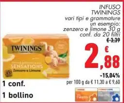 Conad Infuso Twinings offerta