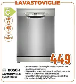 Ipercoop BOSCH LAVASTOVIGLIE SMS2HTI06E offerta