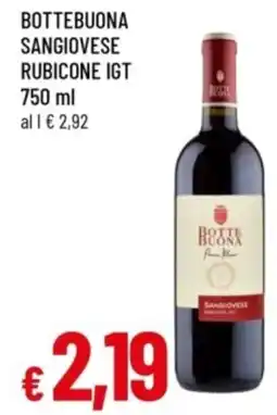 Famila Bottebuona sangiovese rubicone igt offerta