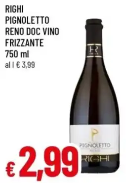 Famila Righi pignoletto reno doc vino frizzante offerta