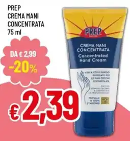 Famila Prep crema mani concentrata offerta
