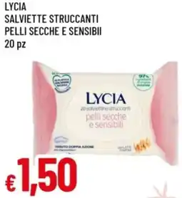 Famila Lycia salviette struccanti pelli secche e sensibii offerta