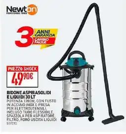 Bricofer Newton bidone aspirasolidi e liquidi offerta
