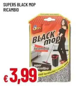 Famila Super5 black mop ricambio offerta