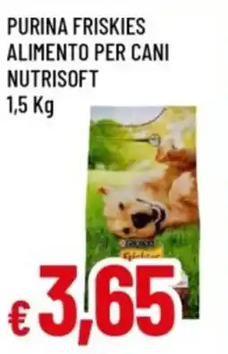 Famila Purina friskies alimento per cani nutrisoft offerta