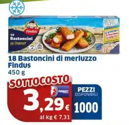 Sigma 18 Bastoncini di merluzzo Findus offerta