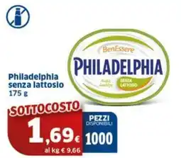 Sigma Philadelphia senza lattosio offerta