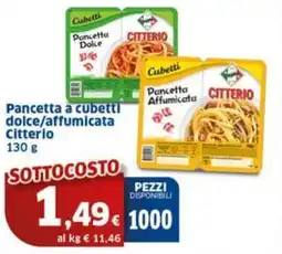 Sigma Pancetta a cubetti dolce/affumicata Citterio offerta