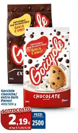Sigma Gocciole classiche/ extra dark Pavesi offerta
