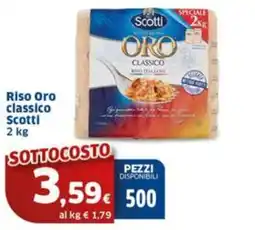 Sigma Riso Oro classico Scotti offerta