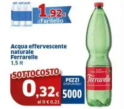Sigma Acqua effervescente naturale Ferrarelle offerta