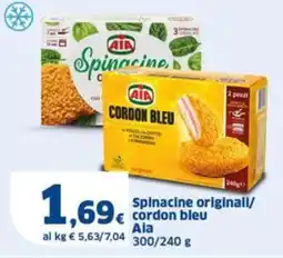 Sigma Spinacine originali/ cordon bleu Aia offerta