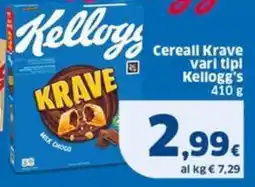 Sigma Cereali Krave Kellogg's offerta