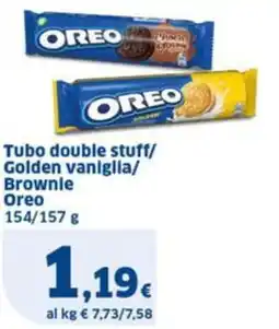 Sigma Tubo double stuff/ Golden vaniglia/ Brownie Oreo offerta