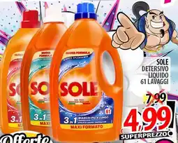 Il Genio Supermercato Sole detersivo liquido offerta