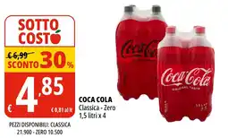 Tigros COCA COLA Classica - Zero offerta