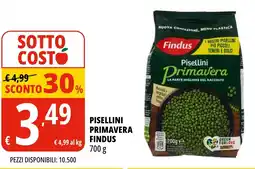 Tigros Pisellini primavera FINDUS offerta