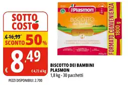Tigros Biscotto dei bambini PLASMON offerta
