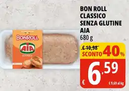 Tigros Bon roll classico senza glutine AIA offerta