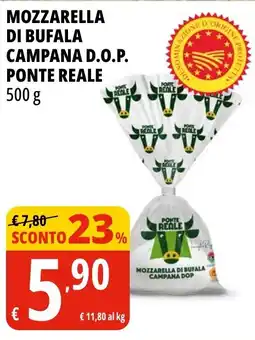 Tigros Mozzarella di bufala campana d.o.p. PONTE REALE offerta