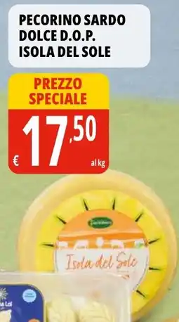 Tigros Pecorino sardo dolce d.o.p. isola del sole offerta