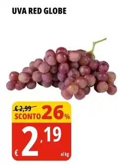 Tigros Uva red globe offerta