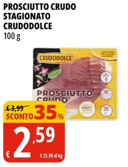 Tigros Prosciutto crudo stagionato CRUDODOLCE offerta