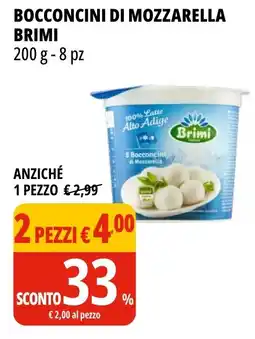 Tigros Bocconcini di mozzarella BRIMI offerta