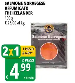 Tigros Salmone norvegese affumicato THE ICELANDER offerta