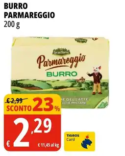Tigros Burro parmareggio GRANTERRE offerta